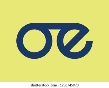 Vektorgrafik-Logo-Vorlage für einen Buchstaben
