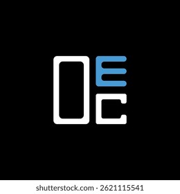 OEC carta logotipo criativo design com gráfico vetorial, OEC logotipo simples e moderno. Projeto de alfabeto luxuoso OEC  