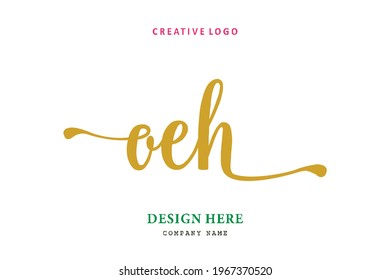OEH lettering logo is simple, easy to understand and authoritative