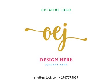 OEJ lettering logo is simple, easy to understand and authoritative