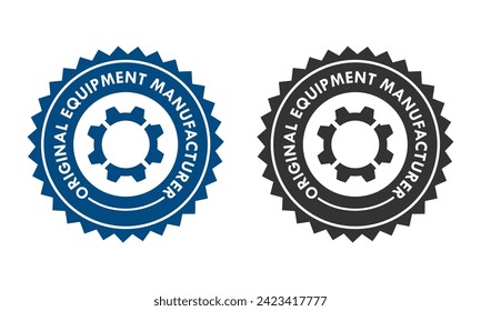 OEM - Original equipment manufacturer design template illustration