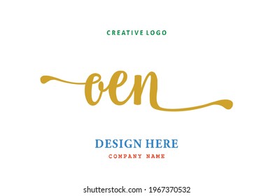 El logotipo con letras en OEN es sencillo, fácil de entender y autorizado