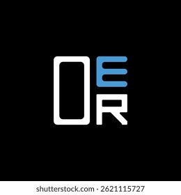 OER letter logo creative design with vector graphic, OER simple and modern logo. OER luxurious alphabet design  