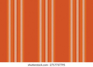 Líneas textiles de la Vertical de la Navidad de Oerry, raya del fondo del Vector de mostaza. Patrón de textura de tela sin costuras de himplicidad en la paleta de colores naranja y lino.