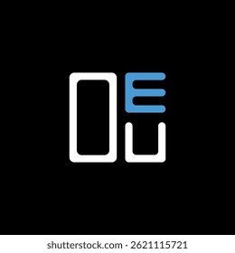 OEU letter logo creative design with vector graphic, OEU simple and modern logo. OEU luxurious alphabet design  
