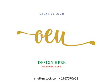 OEU lettering logo is simple, easy to understand and authoritative