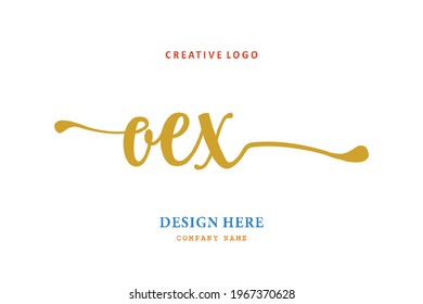 OEX lettering logo is simple, easy to understand and authoritative