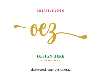 OEZ lettering logo is simple, easy to understand and authoritative