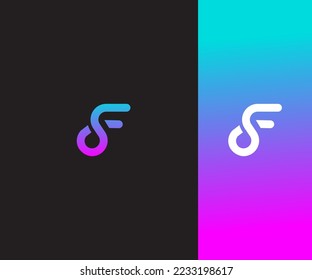 OF, FO, F Letter Logo Vector Template Abstract Monogram Symbol . Usable for Business sport, technology, fashion, digital And future creative logo