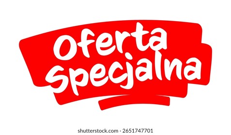 Oferta specjalna, Oferta especial em Inglês