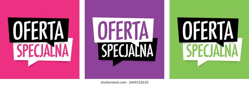 Oferta specjalna, Special offers in Polish