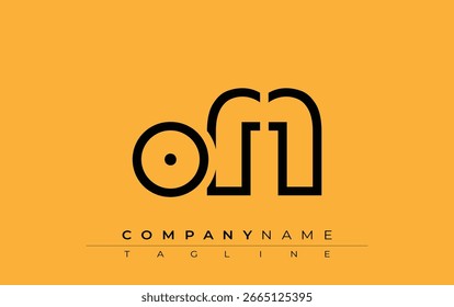 OFF diseño abstracto de la letra. Diseño moderno del logotipo del negocio con tipografía Abstractas y estilo contemporáneo