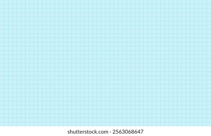 Off blue reccled graph paper texture, notebook scale paper page sheet.