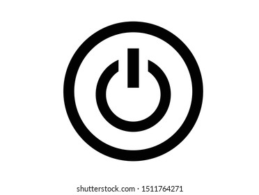 Off button turn cut off switch symbol icon