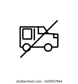 off car mode icon. Perfect for application, web, logo and presentation template. icon design line style