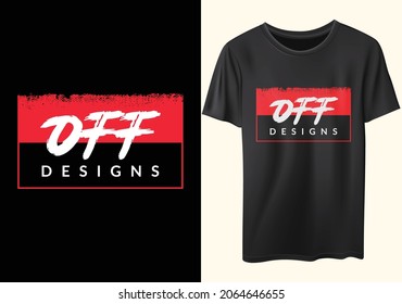 Off design modern t-shirt design