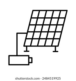 Off the Grid Icon, Perfect for Sustainability and Eco-friendly Graphics