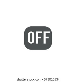 off icon. sign design