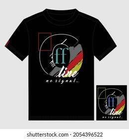 Sin línea sin texto de señal,términos de letras,cita tipografía elegante gráfico t camiseta impresión ilustración vectorial