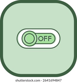 Off Line vector Icon Design