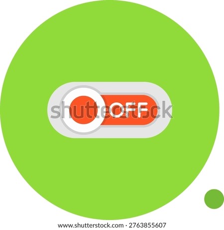 Off Line vector Icon Design