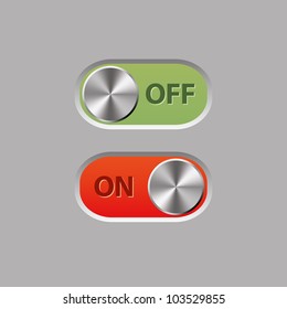 off and on buttons