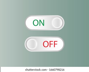 Redyellowgreen Switch Interface Buttons 3d Realistic Stock Vector ...