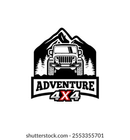 off road 4x4 adventure vector