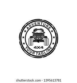 off road adventure 4x4 logo design
