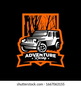 off road adventure car logo badge