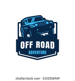 Off Road Adventure Logo Badge Vector