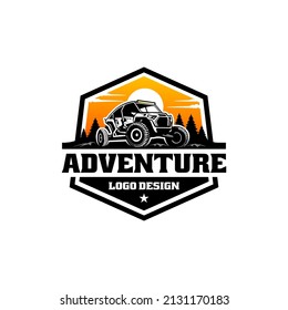 off road buggy UTV logo vector