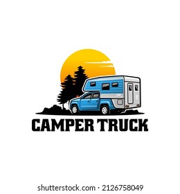 off road camper truck logo