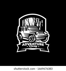 off road car adventure logo badge patch