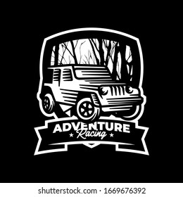 off road car adventure logo badge patch