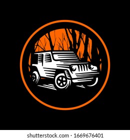 off road car adventure logo badge patch