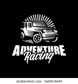 off road car adventure logo badge patch