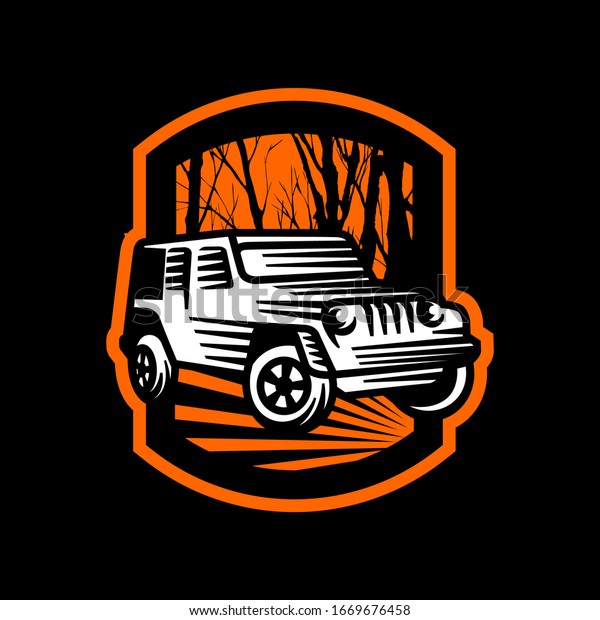 off road car
adventure logo badge patch