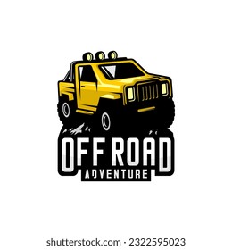 off road car design vector, extreme sports car with white background