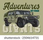 Off Road Car image vector illustration for your idea graphic t shirt