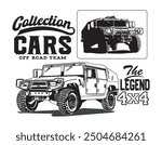  off road car image vector illustration for your idea graphic t shirt