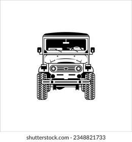off road car jeep brand logo design
