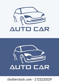 off road car logo design with concept sports vehicle icon silhouette
 on retro background. Vector illustration.