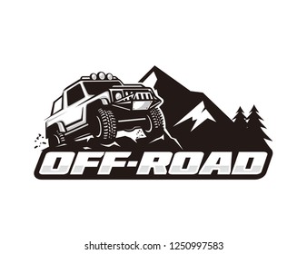 Off Road Car Logo Template