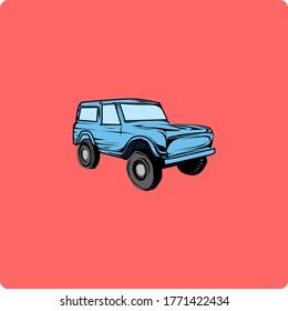 Off road car vector illustration, suitable for posters, off road magazines, race design etc.