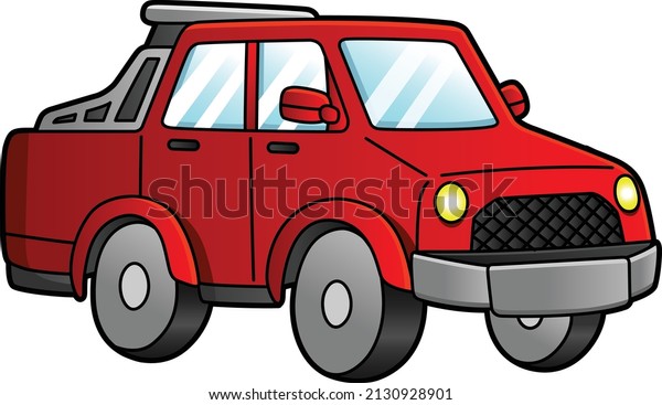 Off Road\
Cartoon Clipart Colored\
Illustration
