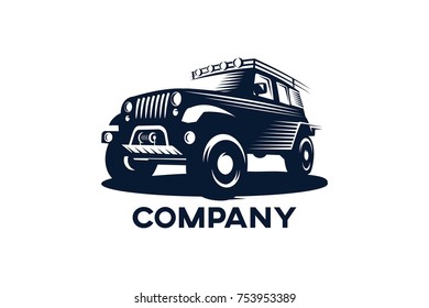 off road club vector logo