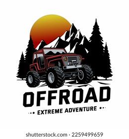 off road extreme logo vector