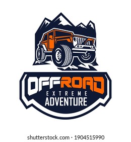 off road extreme sport logo vector