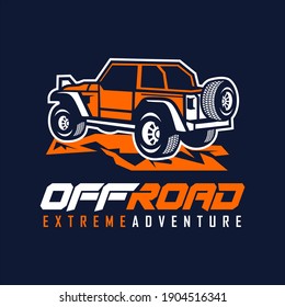 off road extreme sport logo vector